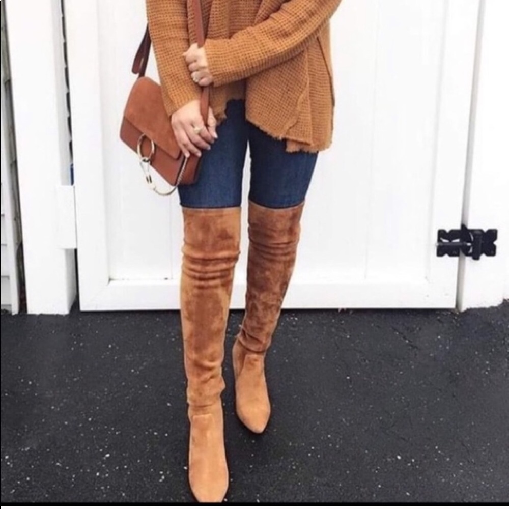 Goodnight Macaroon over the knee boots